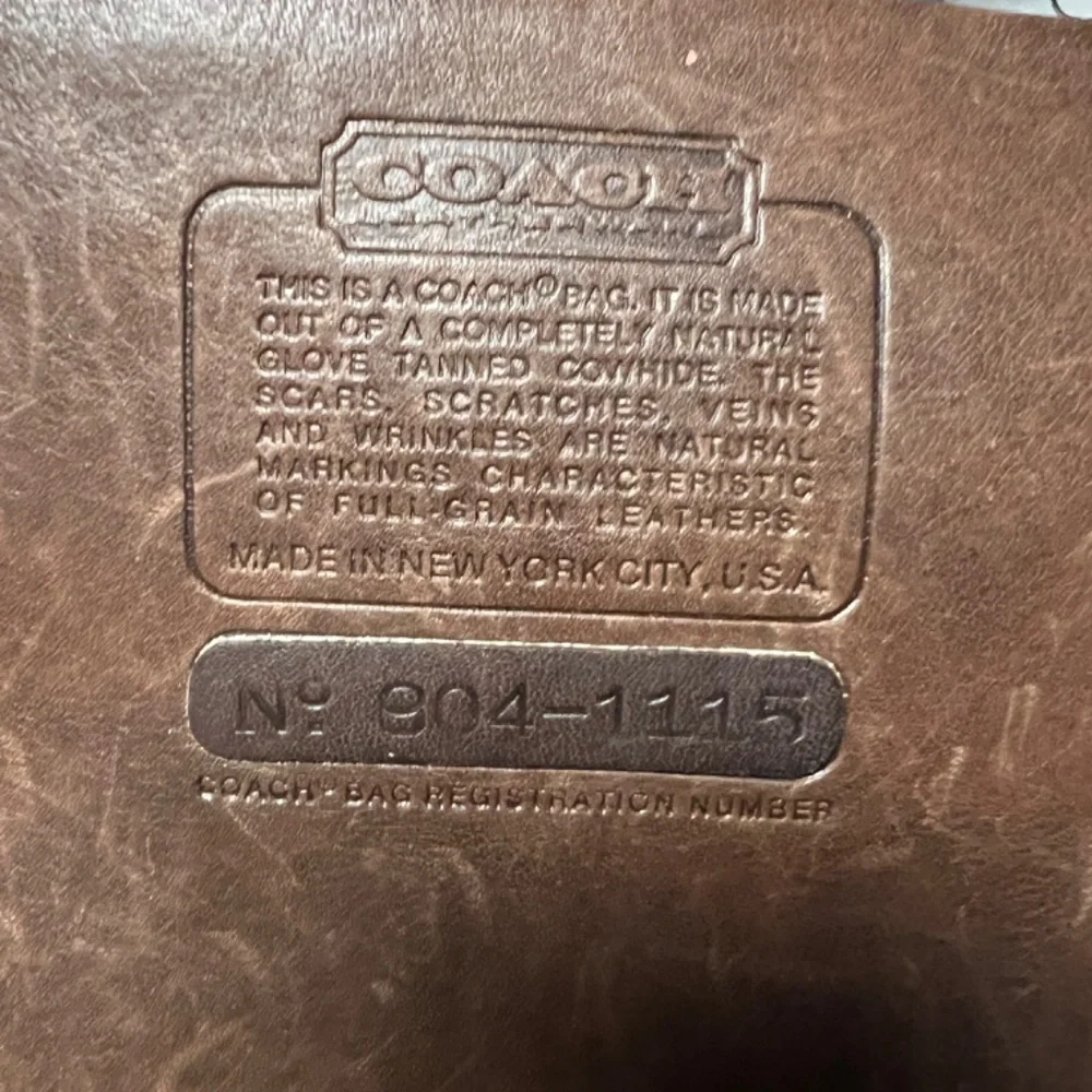 Vintage Coach Womens Shoulder Leather Bag Quiet Luxury Old Money Unlined - Picture 10 of 10